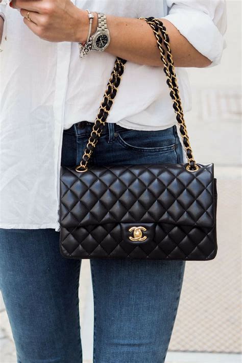 chanel classic medium gold hardware|chanel flap style.